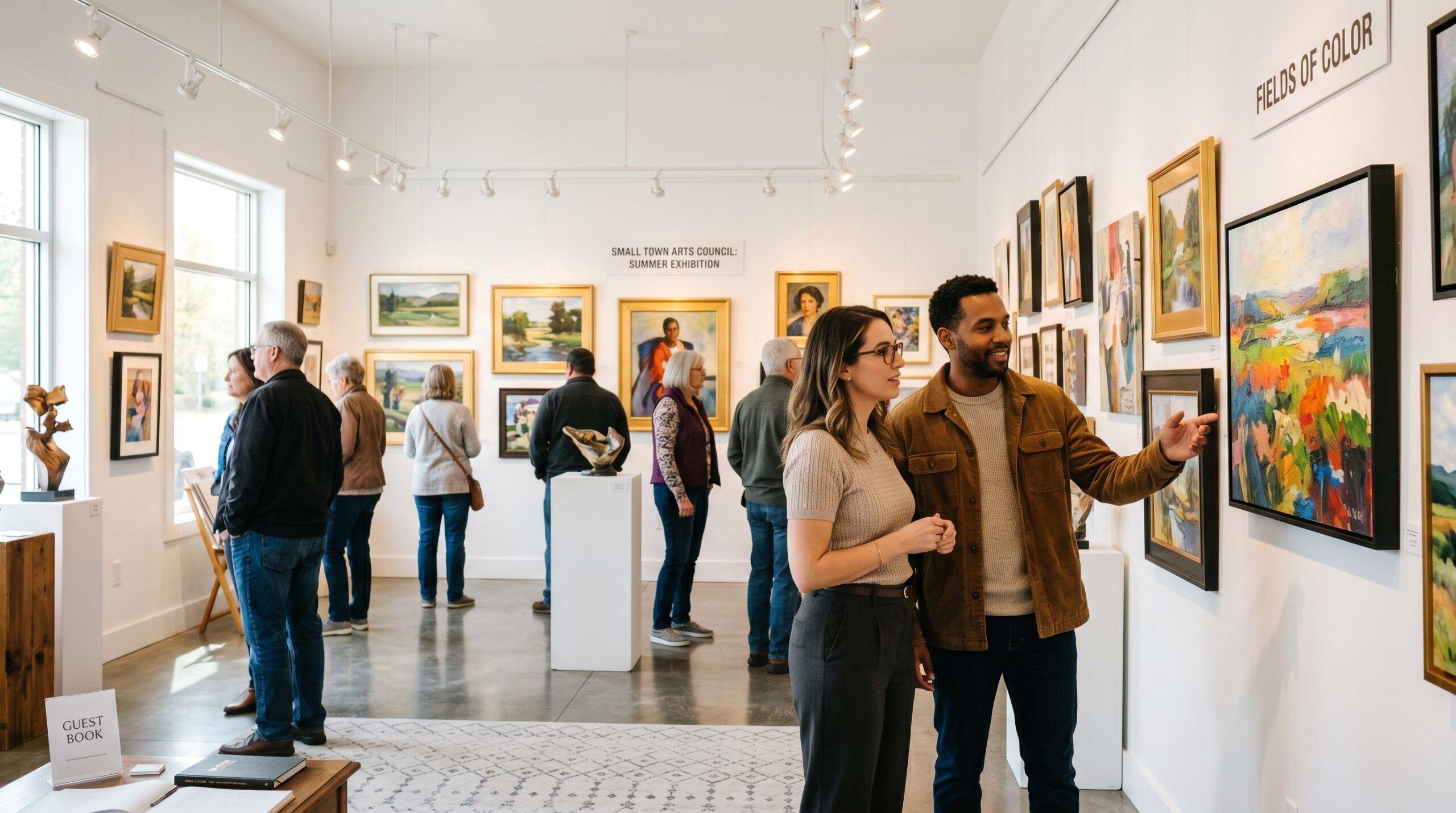Local art gallery exhibition in Columbia, TN