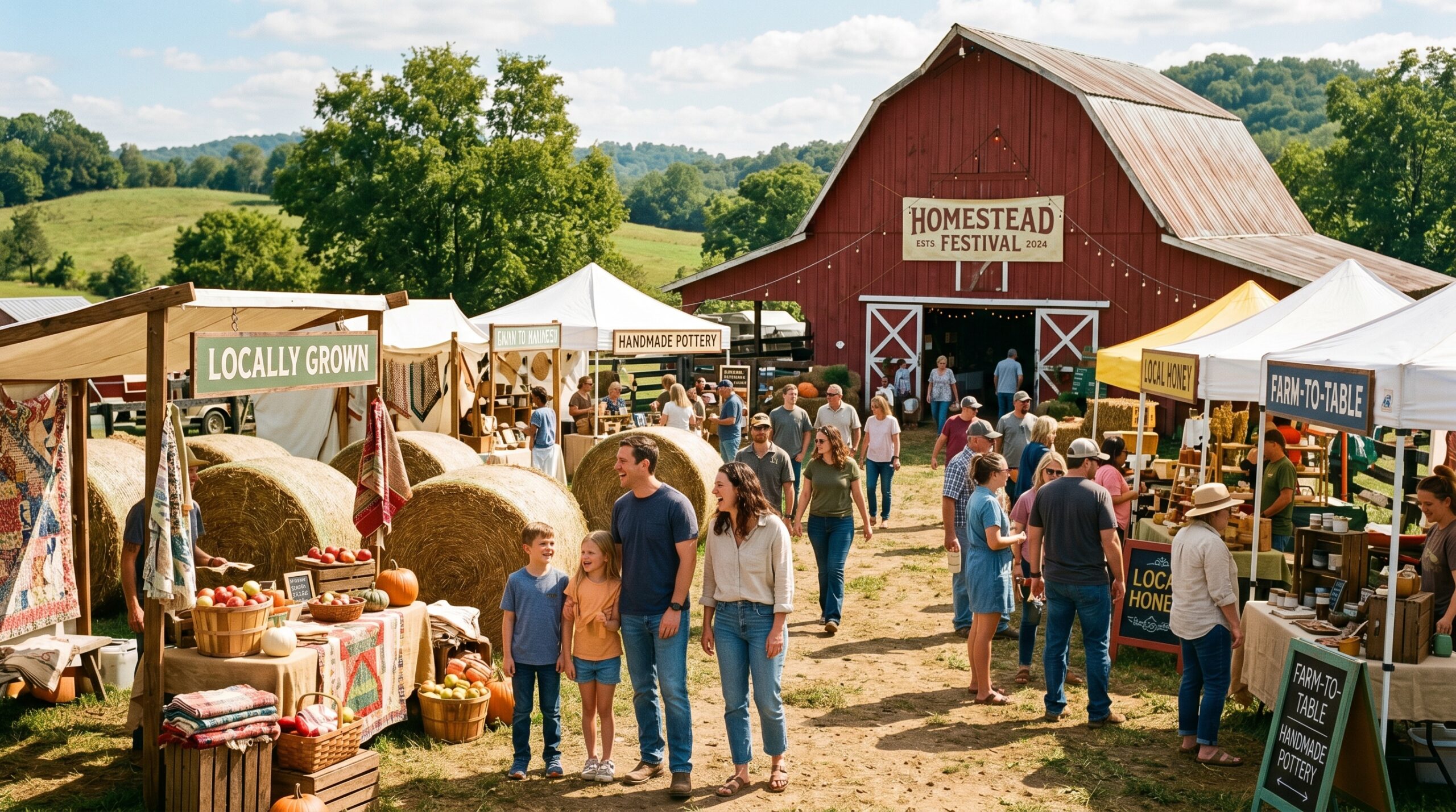 Homestead Festival makers market in Maury County, TN